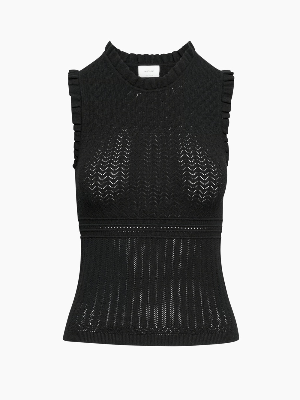 Aritzia Wilfred Cannes Top (Black)